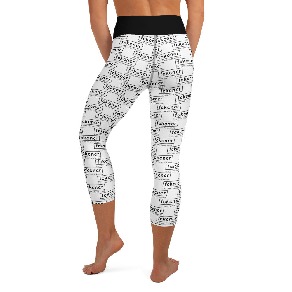 All Over Fckcncr Yoga Capri Leggings