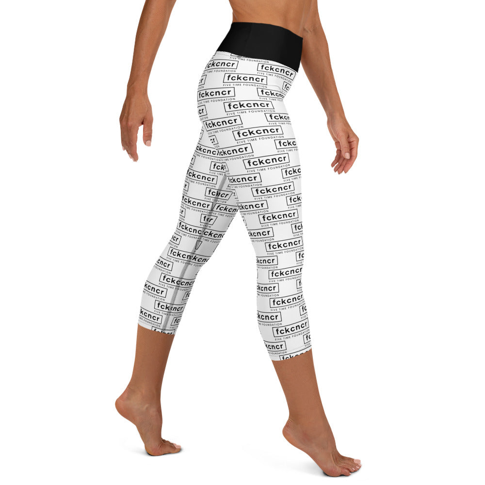 All Over Fckcncr Yoga Capri Leggings