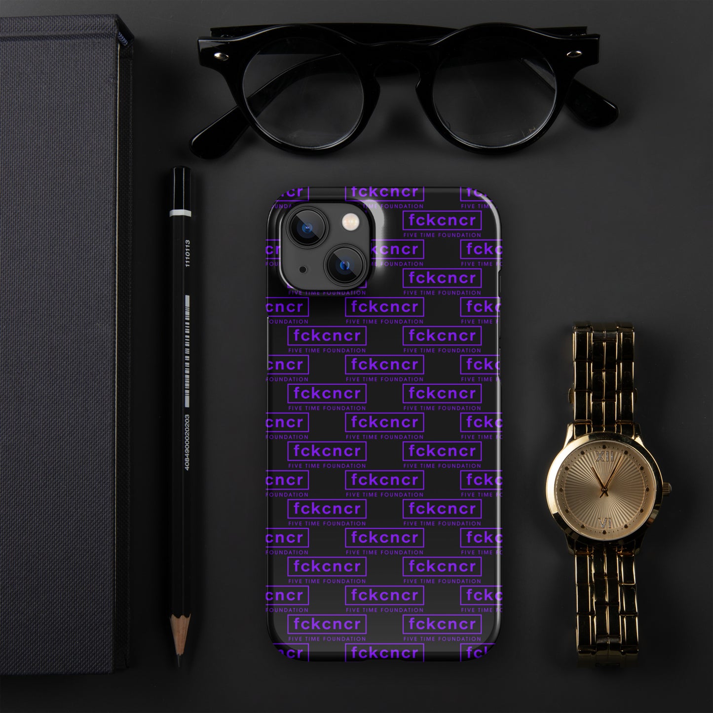 FCKCNCR IPHONE CASE PURPLE EDITION