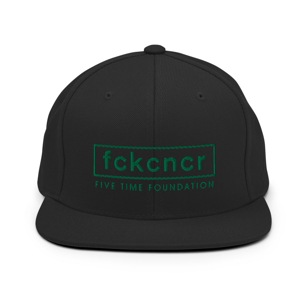 fckcncr Snapback Hat Green Edition