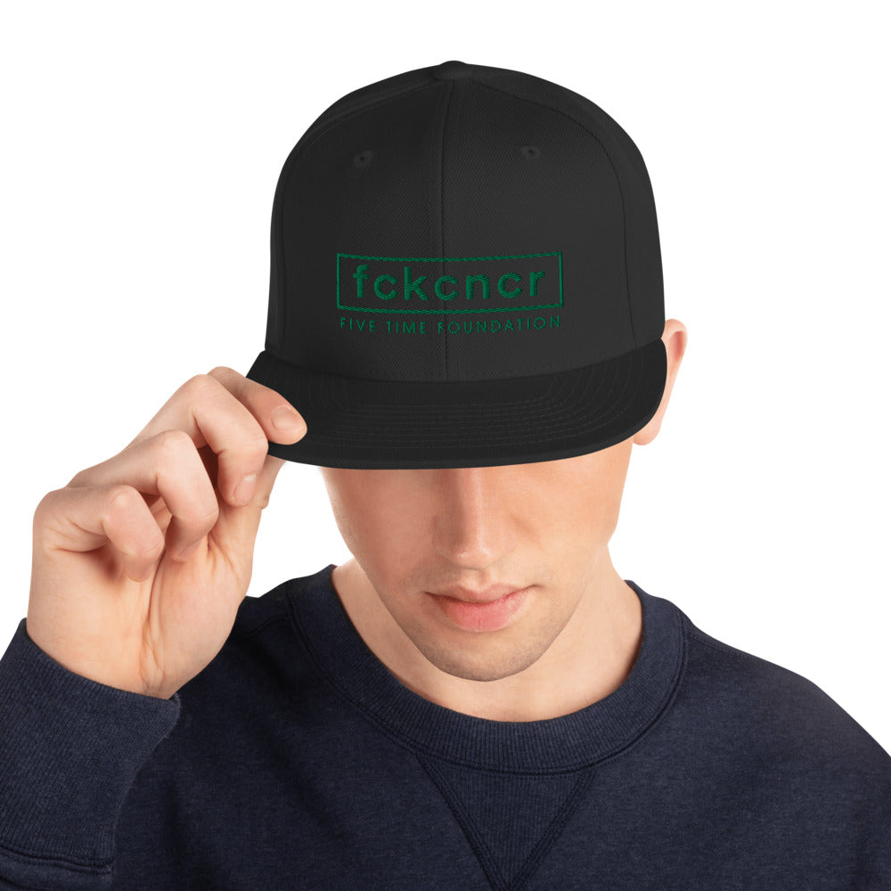 fckcncr Snapback Hat Green Edition