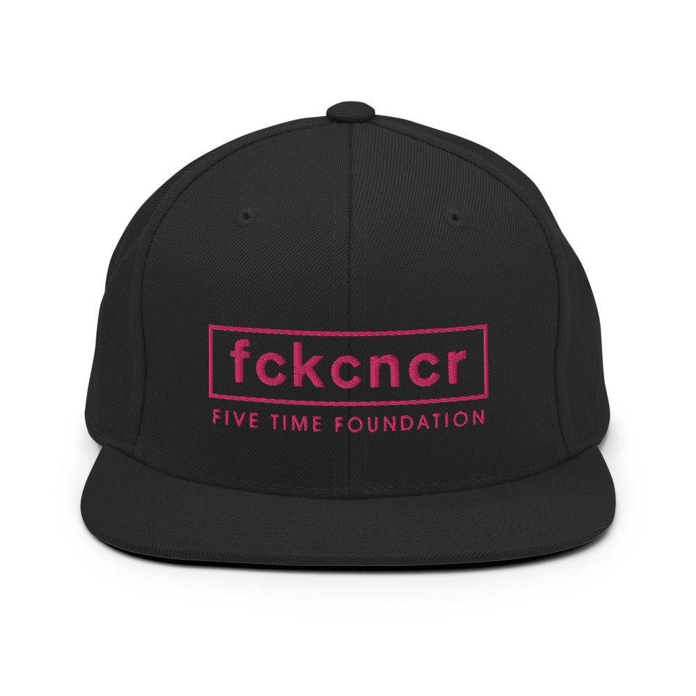 fckcncr Snapback Hat Pink Edition