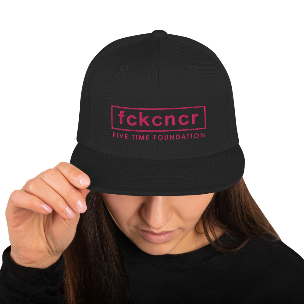 fckcncr Snapback Hat Pink Edition