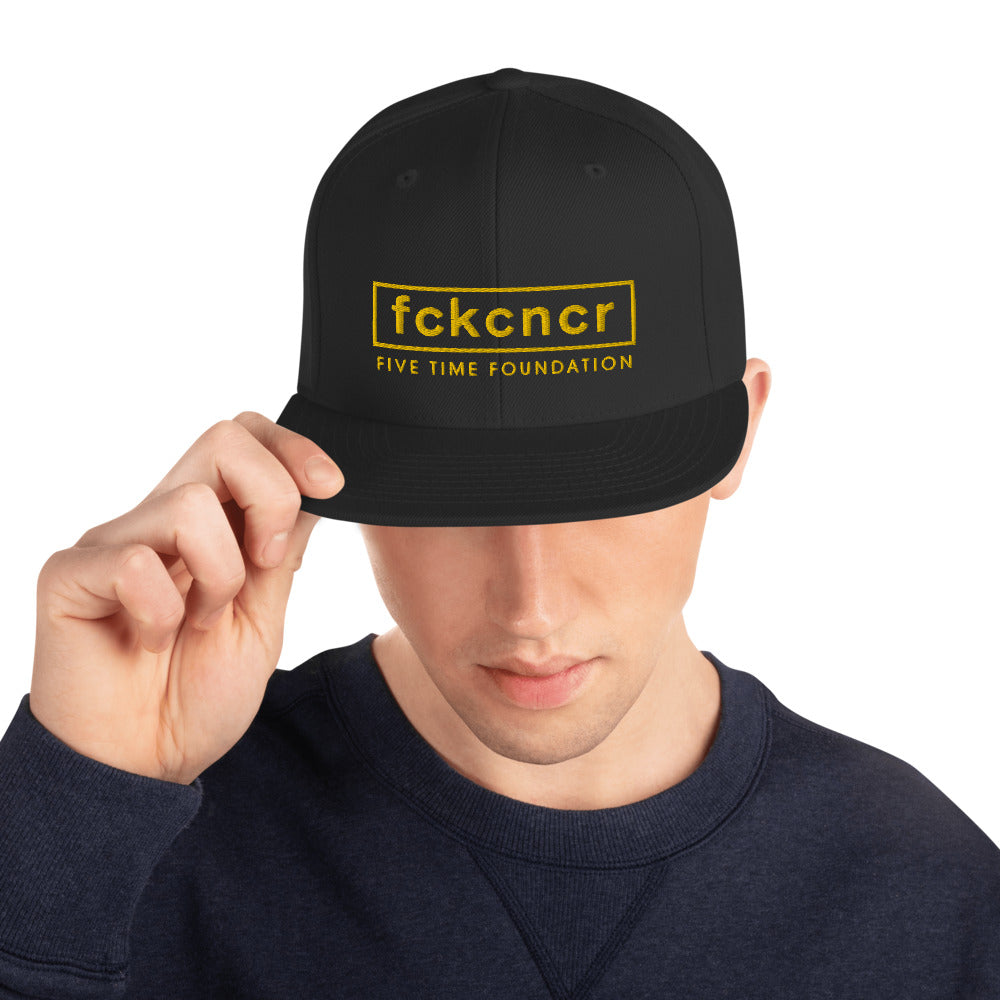 Fckcncr Snapback Hat Gold/Yellow Edition